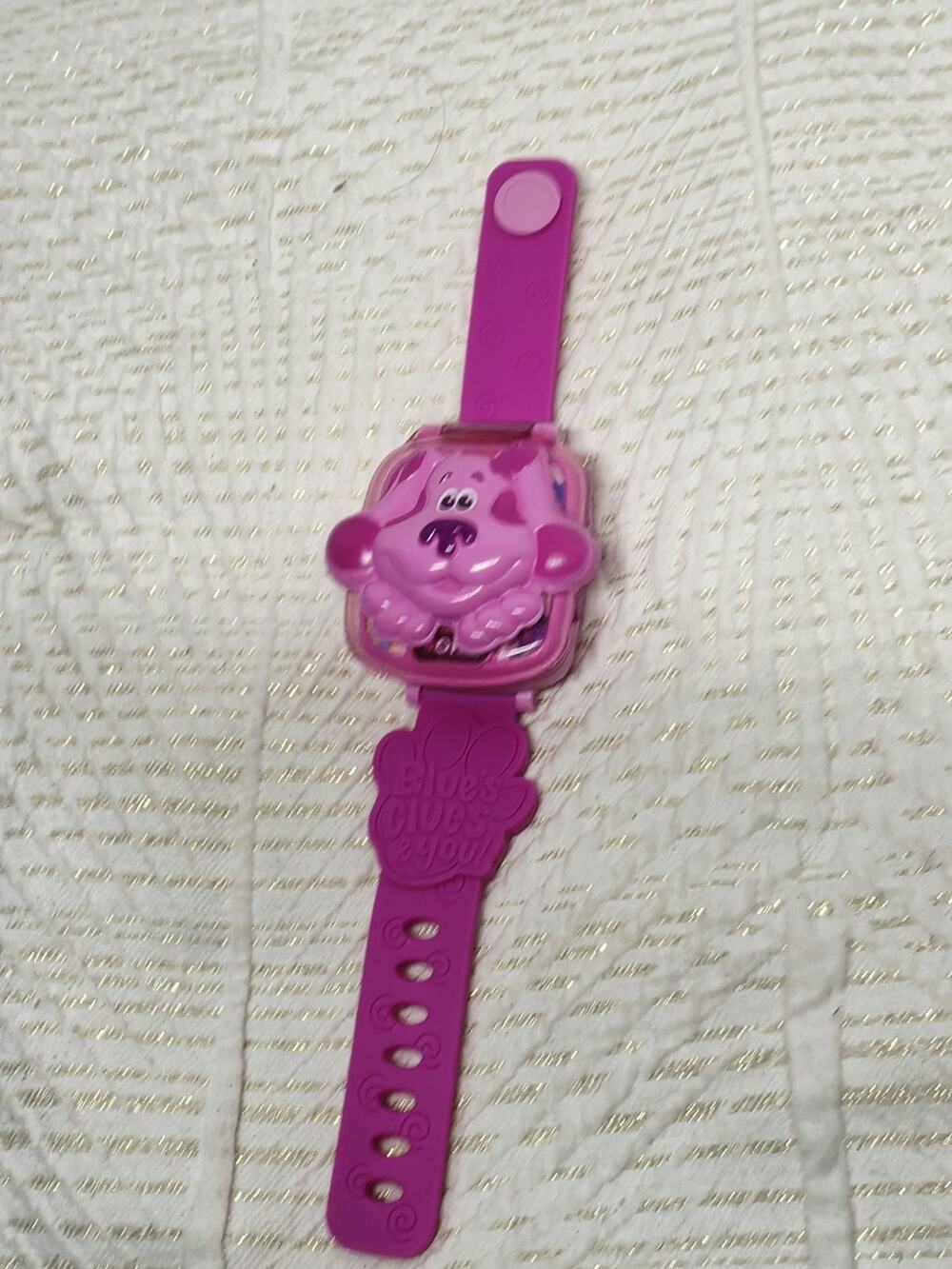 LeapFrog Blue’s Clues and You Magenta Learning Watch Works Retired Discontinued